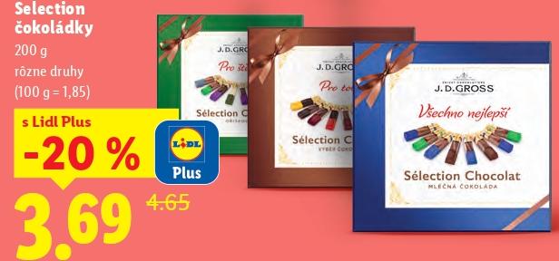 Selection čokoládky