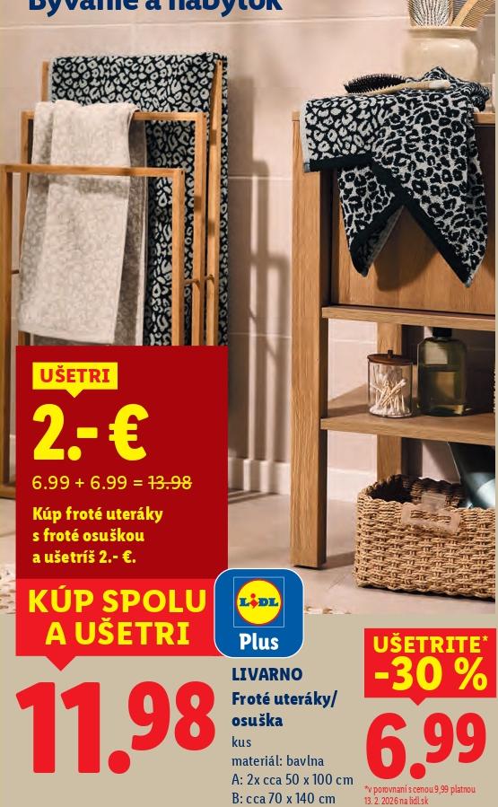 Froté uteráky/osuška