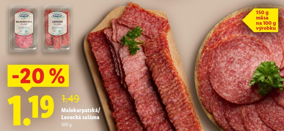 Malokarpatská/Lovecká saláma