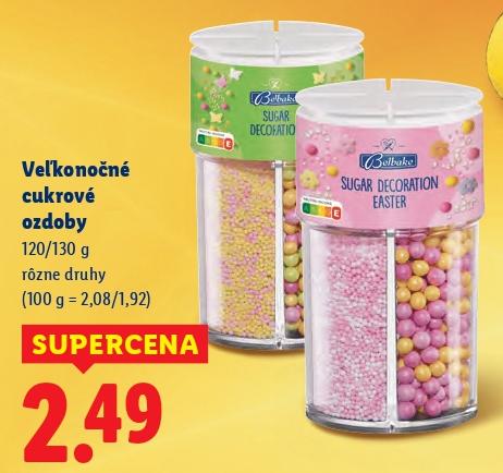 Veľkonočné cukrové ozdoby