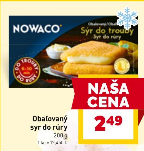 Obaľovaný syr do rúry