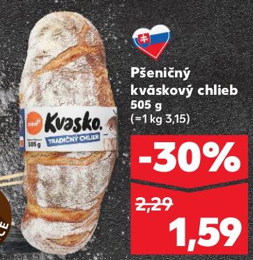 Pšeničný kváskový chlieb