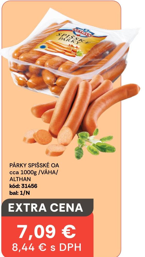 Párky spišské OA