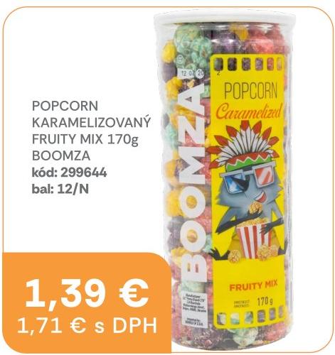 Popcorn karamelizovaný Fruity Mix