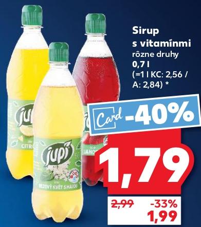 Sirup s vitamínmi