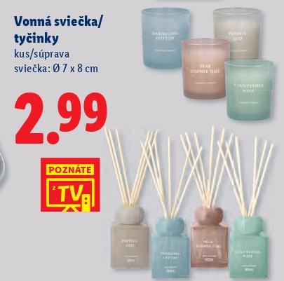 Vonná sviečka/ tyčinky