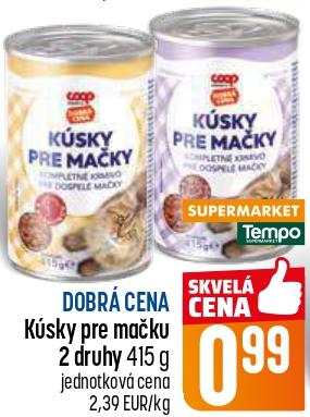 Kúsky pre mačky