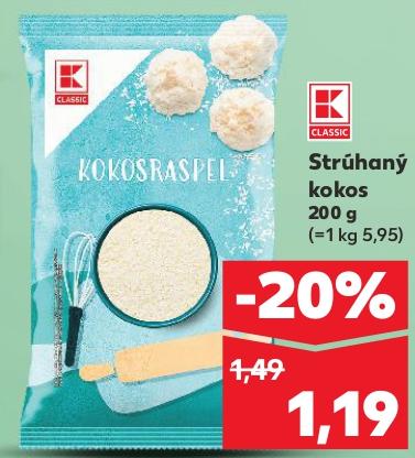 Strúhaný kokos