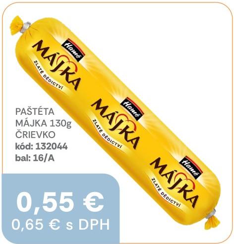 Paštéta Májka črievko