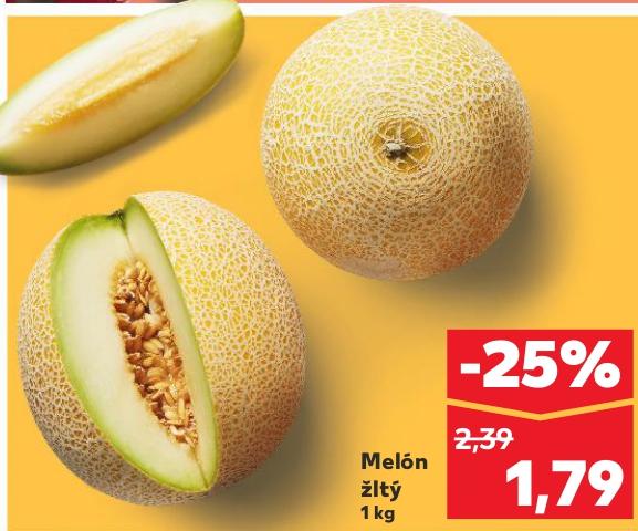 Melón žltý