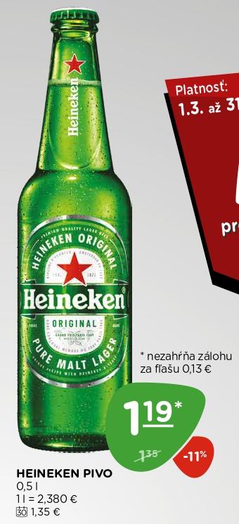 Heineken pivo