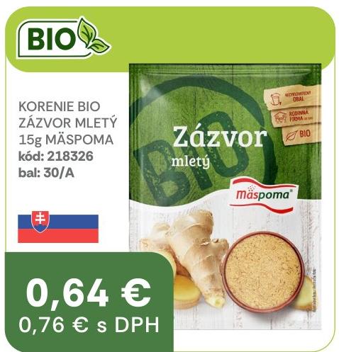 Korenie BIO Zázvor mletý