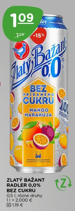 Radler 0,0% bez cukru
