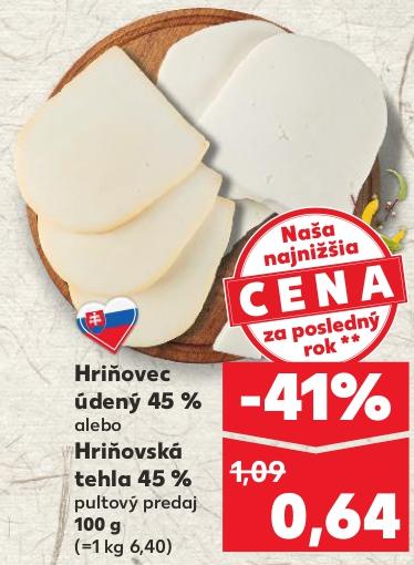 údený 45 % alebo Hriňovská tehla 45 %