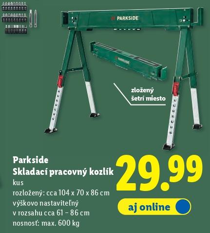 Skladací pracovný kozlík