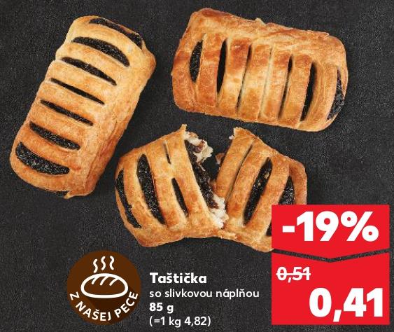 Taštička so slivkovou náplňou