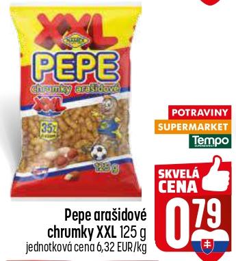 arašidové chrumky XXL
