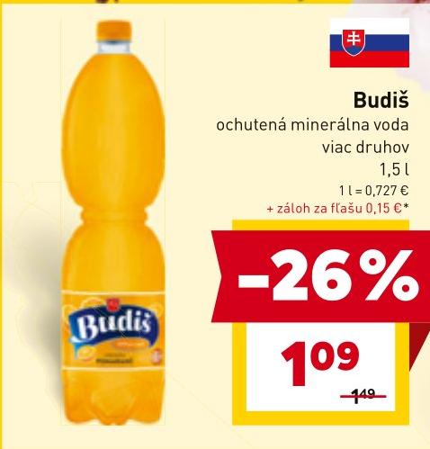 ochutená minerálna voda