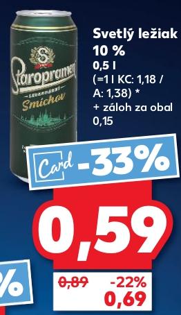 Svetlý ležiak 10 %