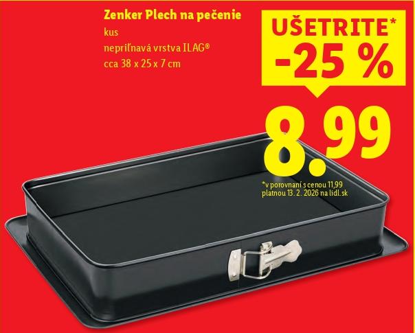 Plech na pečenie