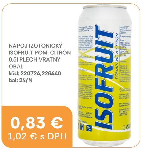 Nápoj izotonický pom. citrón