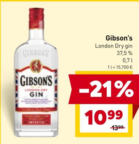 London Dry gin