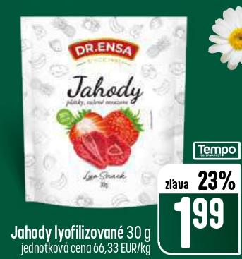 Jahody lyofilizované