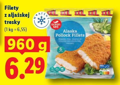 Filety z aljašskej tresky