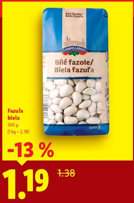 Fazuľa biela