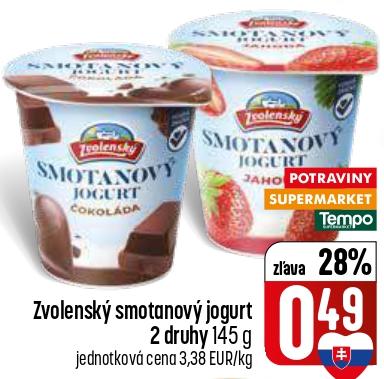 smotanový jogurt