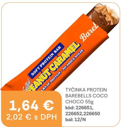Tyčinka Protein Barebells Coco Choco