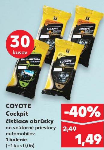 Cockpit čistiace obrúsky