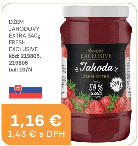 Džem jahodový extra