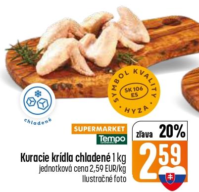 Kuracie krídla chladené
