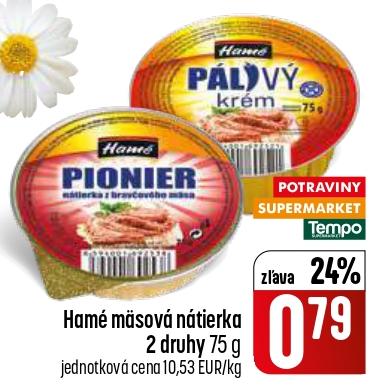 Hamé mäsová nátierka