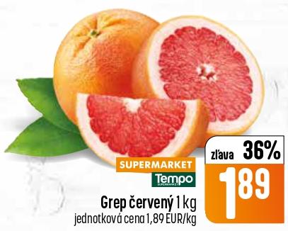 Grep červený