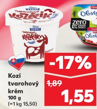 Kozi tvarohový krém