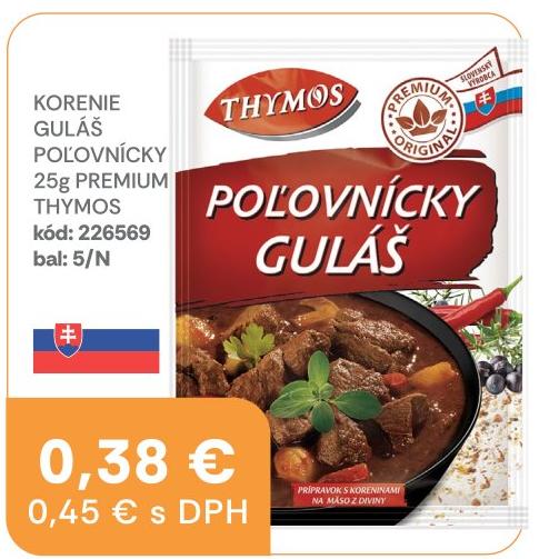KORENIE GULÁŠ POĽOVNÍCKY