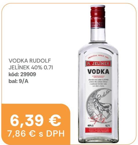 Vodka Rudolf Jelínek 40%