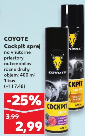 Cockpit sprej