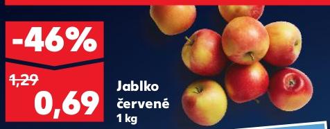 Jablko červené
