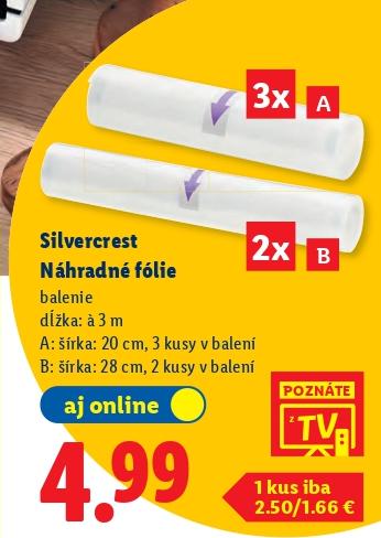 Náhradné fólie