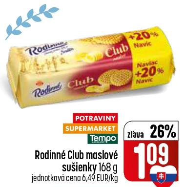 Club maslové sušienky