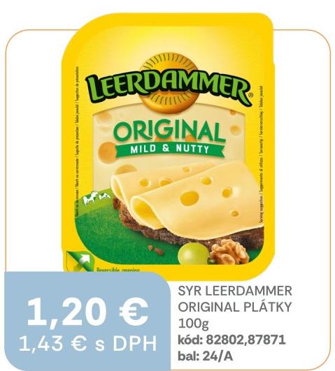 Syr Leerdammer Original plátky