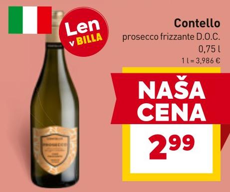 prosecco frizzante D.O.C.