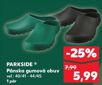 Pánska gumová obuv