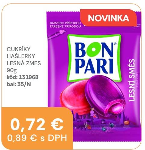 Cukríky hašlerky lesná zmes