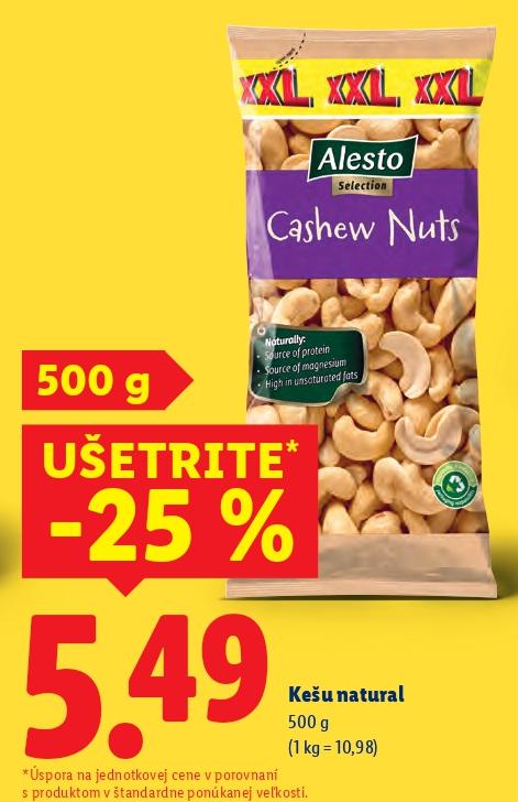 Kešu natural