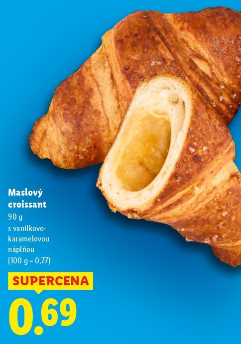 Maslový croissant