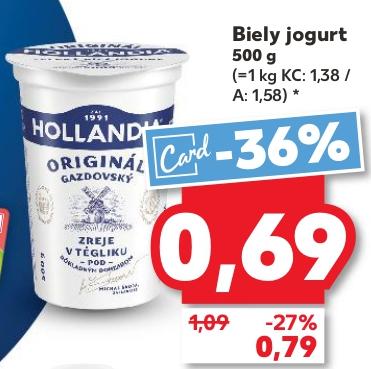 Biely jogurt